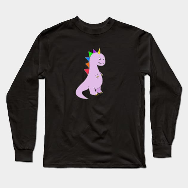 T. Rexihorn Long Sleeve T-Shirt by XeniahUnicorn